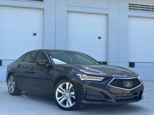 Black 2021 Acura TLX Technology