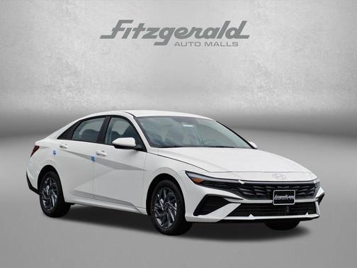 Serenity White 2026 Hyundai ELANTRA HEV Blue
