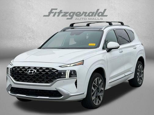 Quartz White 2021 Hyundai SANTA FE Calligraphy
