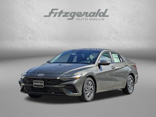 Amazon Gray 2026 Hyundai ELANTRA HEV Blue