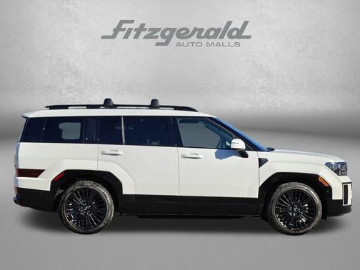 Serenity White 2026 Hyundai SANTA FE HEV Calligraphy