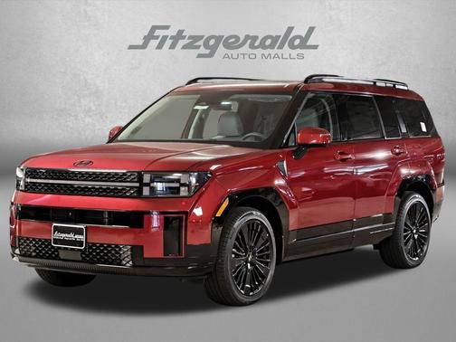 Ultimate Red 2026 Hyundai SANTA FE HEV Calligraphy