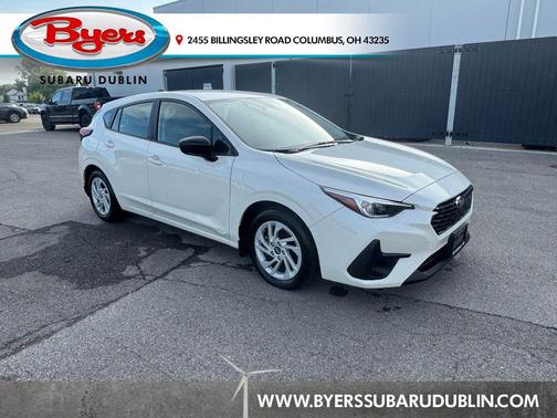 Crystal White Pearl 2024 Subaru Impreza Base