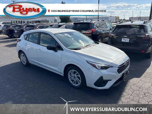 Crystal White Pearl 2024 Subaru Impreza Base
