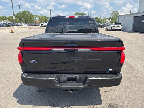 Agate Black Metallic 2022 Ford F-150 Lightning LARIAT