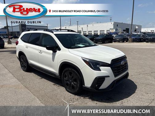 Crystal White Pearl 2024 Subaru Ascent Onyx Edition Limited 7-Passenger