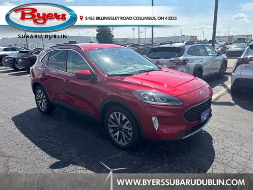 Red 2020 Ford Escape Titanium