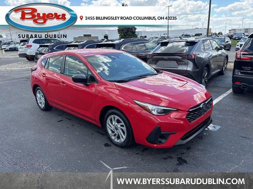Pure Red 2024 Subaru Impreza Base