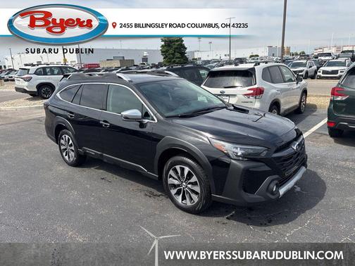 Crystal Black Silica 2025 Subaru Outback Touring