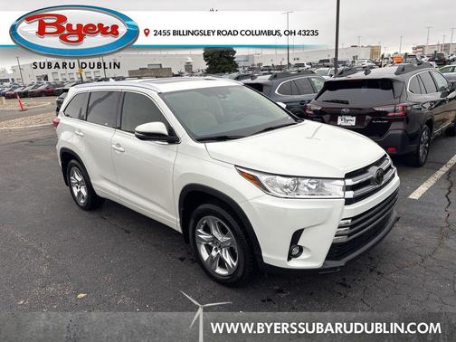 2019 Toyota Highlander Limited Platinum