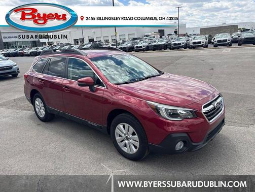 Crimson Red Pearl 2019 Subaru Outback 2.5i Premium