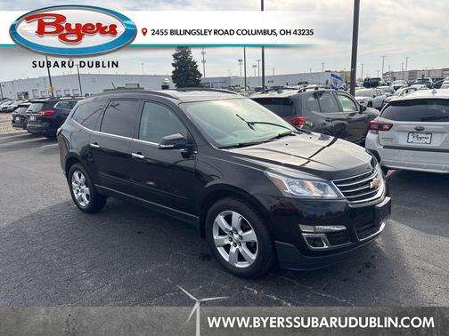 Mosaic Black Metallic 2016 Chevrolet Traverse 1LT