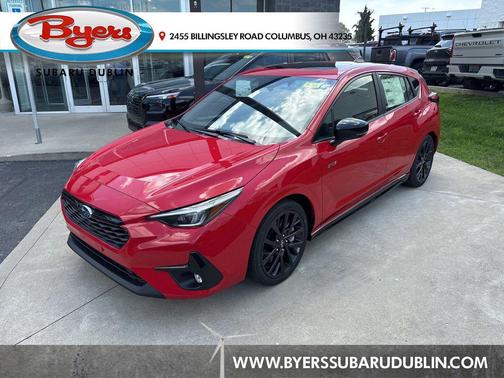 Pure Red 2026 Subaru Impreza RS