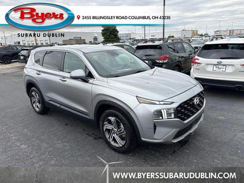 Shimmering Silver 2021 Hyundai SANTA FE SE
