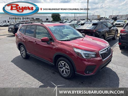 Crimson Red Pearl 2021 Subaru Forester Premium