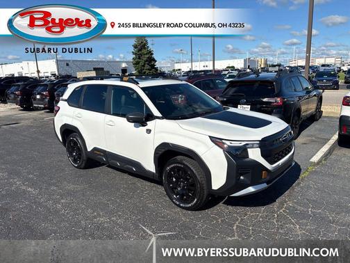 Crystal White Pearl 2026 Subaru Forester Wilderness