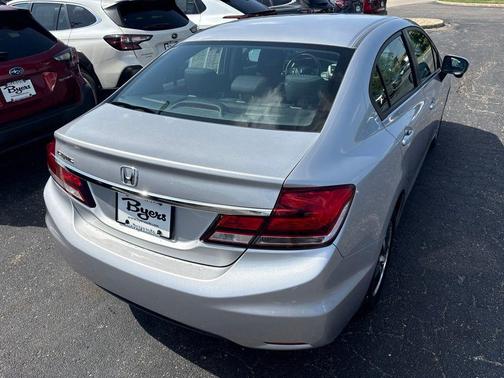 Alabaster Silver Metallic 2015 Honda Civic SE