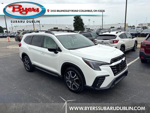 Crystal White Pearl 2024 Subaru Ascent Limited 7-Passenger