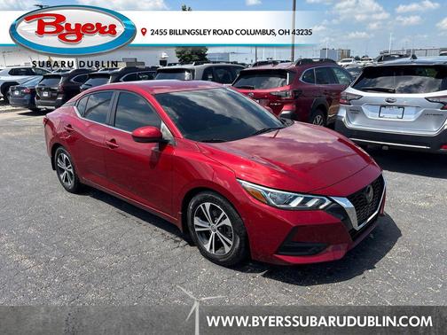 Scarlet Ember Tintcoat 2020 Nissan Sentra SV