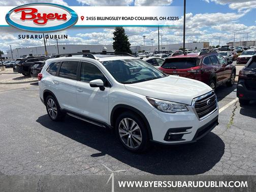 Crystal White Pearl 2021 Subaru Ascent Limited 7-Passenger