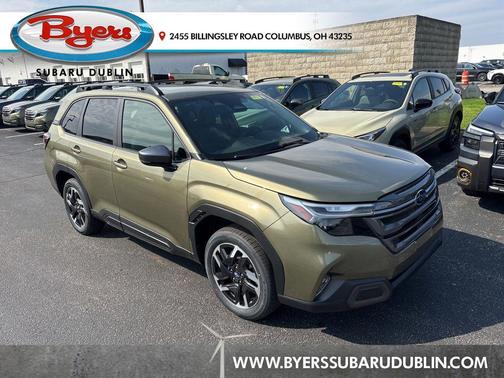 Autumn Green Metallic 2026 Subaru Forester Limited