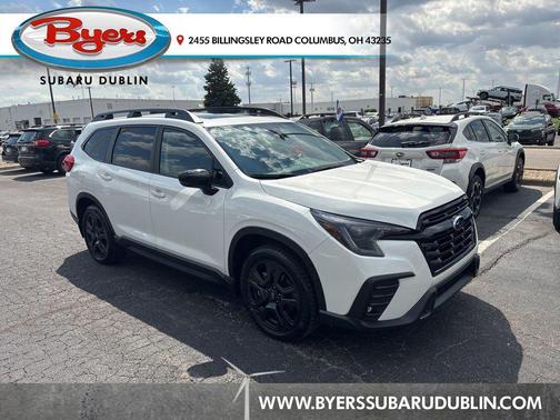 Crystal White Pearl 2024 Subaru Ascent Onyx Edition 7-Passenger