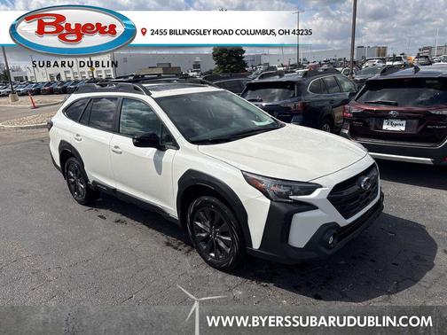 Crystal White Pearl 2025 Subaru Outback Onyx Edition