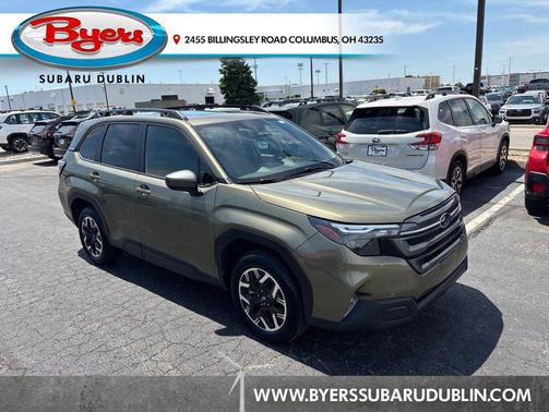 Autumn Green Metallic 2025 Subaru Forester Premium