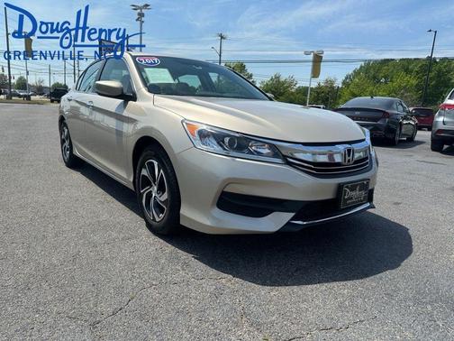 Tan 2017 Honda Accord LX