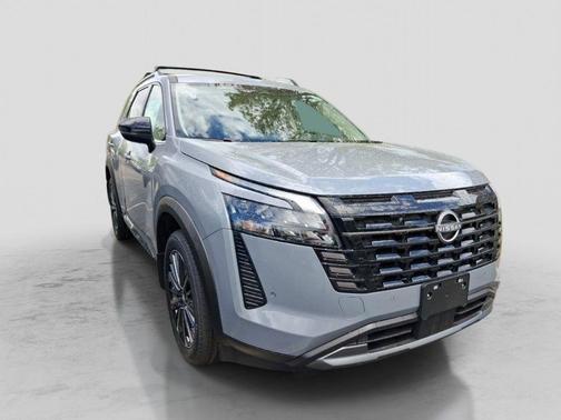 Boulder Gray 2026 Nissan Pathfinder Platinum