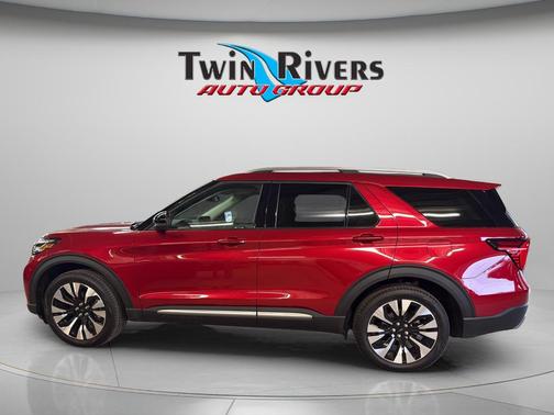 Red Metallic 2026 Ford Explorer Platinum