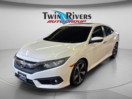 White 2017 Honda Civic Touring