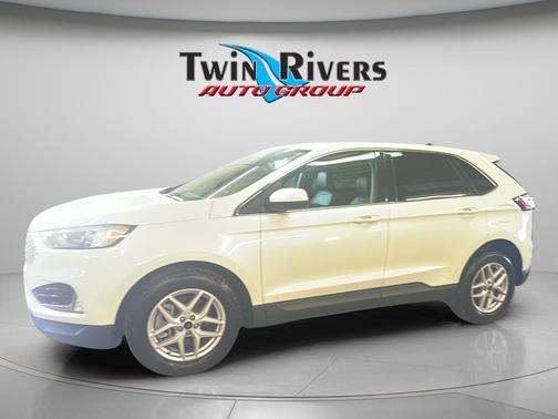 Star White Metallic Tri-Coat 2023 Ford Edge SEL