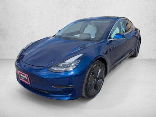 Deep Blue Metallic 2018 Tesla Model 3 Long Range