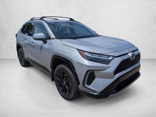Silver Sky Metallic 2024 Toyota RAV4 Hybrid SE
