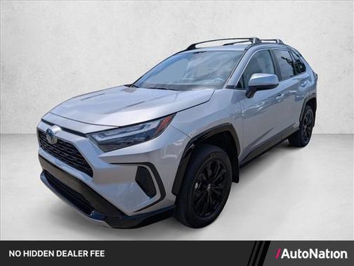Silver Sky Metallic 2024 Toyota RAV4 Hybrid SE