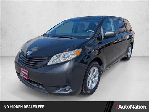 Black 2012 Toyota Sienna Base