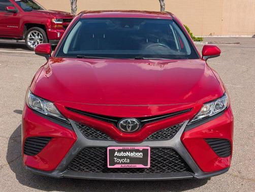 Supersonic Red 2019 Toyota Camry SE