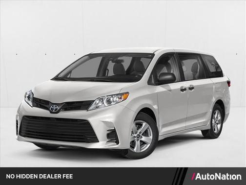 Super White 2019 Toyota Sienna SE