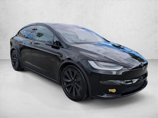 Solid Black 2022 Tesla Model X Dual Motor All-Wheel Drive
