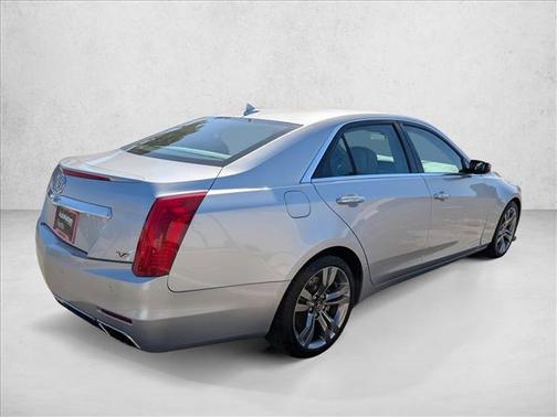 Radiant Silver Metallic 2014 Cadillac CTS 3.6L Twin Turbo Vsport