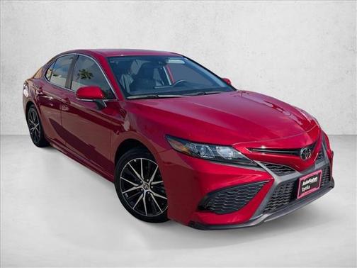 Supersonic Red 2021 Toyota Camry SE