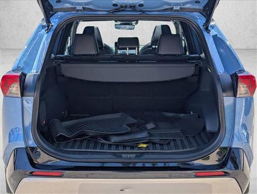 Cavalry Blue/Midnight Black Metallic 2023 Toyota RAV4 Hybrid SE