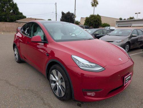Red Multi-Coat 2021 Tesla Model Y Long Range Dual Motor All-Wheel Drive