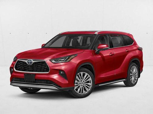 Ruby Flare Pearl 2026 Toyota Highlander Hybrid Platinum