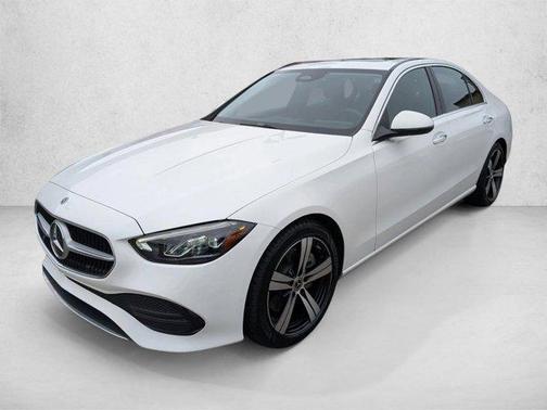Polar White 2022 Mercedes-Benz C-Class Sedan