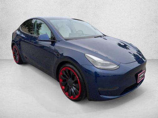Deep Blue Metallic 2022 Tesla Model Y Performance Dual Motor All-Wheel Drive