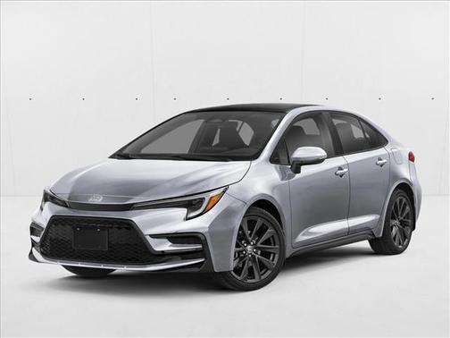 Classic Silver Metallic/Midnight Black Metallic 2026 Toyota Corolla SE