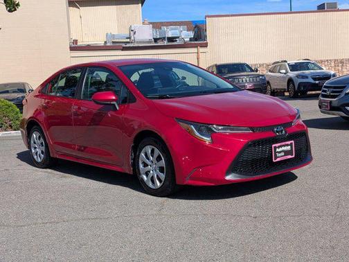 Barcelona Red Metallic 2020 Toyota Corolla LE