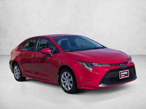Barcelona Red Metallic 2020 Toyota Corolla LE